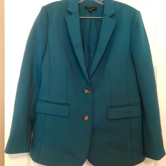 Teal Ann Taylor 3-piece Suit Size 8-10 - Picture 4 of 6